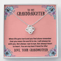 Thumbnail for Granddaughter Necklace, To My Granddaughter Necklace Gift � You Mean The World � Gift For Her Necklace