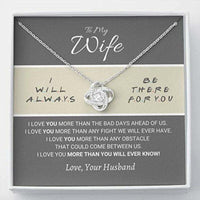 Thumbnail for Wife Necklace, To My Wife Necklace Gift � There For You � Necklace Gift I�m Always Here
