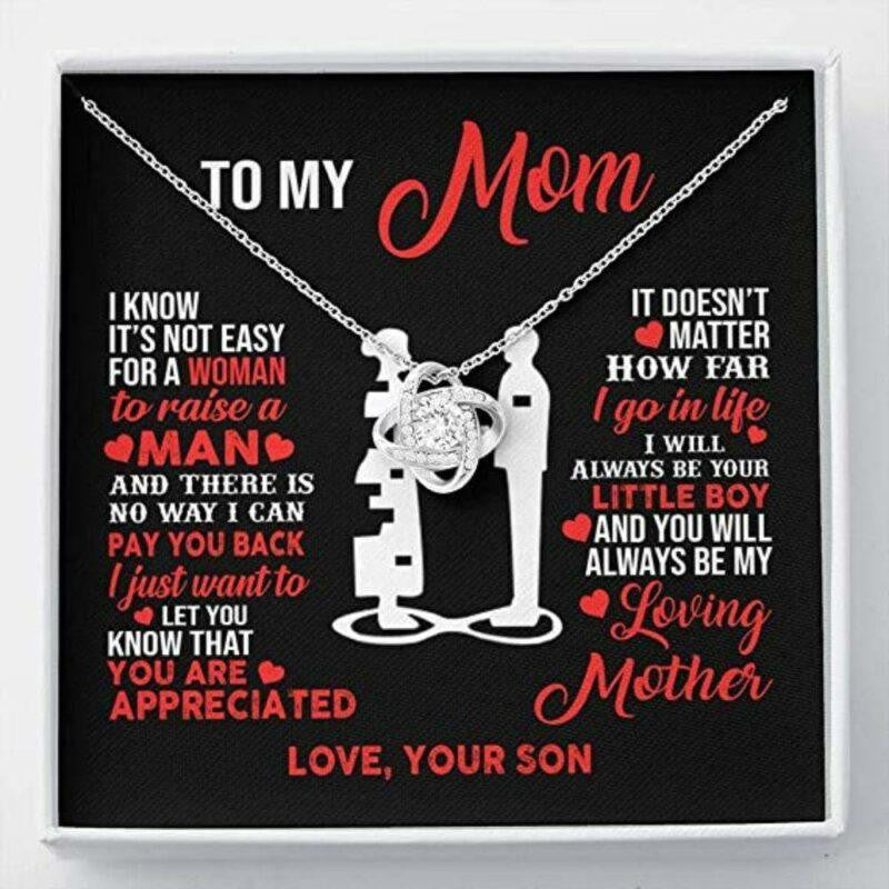 Mom Necklace Mothers Day Gift From Son To My Mom Little Boy