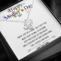 Thumbnail for Mom Necklace, Necklace to expecting mom, happy mothers day from your bump, pregnant expecting moms