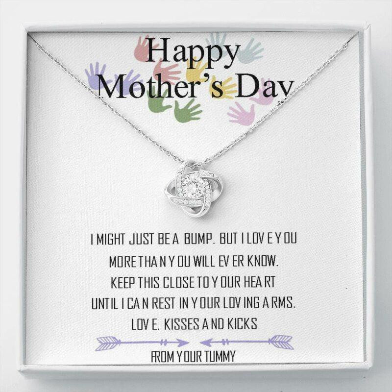 Mom Necklace, Necklace to expecting mom, happy mothers day from your bump, pregnant expecting moms