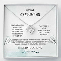 Thumbnail for Daughter Necklace, Graduate Necklace Gift- Take Pride Necklace, Graduation, Senior Graduate
