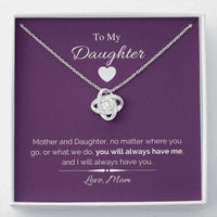 Thumbnail for Daughter Necklace, To my daughter necklace gift � you will always have me