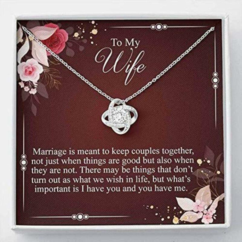 Wife Necklace, To My Wife Necklace Gift � I Have You And You Have Me � Gift To My Wife Necklace