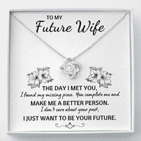 Thumbnail for Future Wife Necklace, To My Future Wife �Your Future� Necklace Gift . Fiance, Girlfriend Or Future Wife Gift