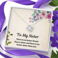 Thumbnail for Sister Necklace, To My Sister Necklace �Friend� Best Friends BFF Birthday Gift
