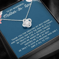 Thumbnail for Mom Necklace, Mother-in-law Necklace, Mother In Law Necklace Gift From Daughter In Law, Mother In Law