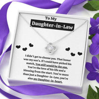 Thumbnail for Daughter-in-law Necklace, To My Daughter-In-Law �Blessing From The Start� Necklace Gift