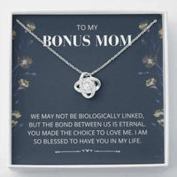Thumbnail for Mom Necklace, Stepmom Necklace, Bonus Mom Necklace � Eternal Bond � Mother In Law From Step Daughter, Step Son