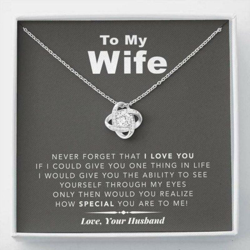 Wife Necklace, To My Wife Necklace From Husband � Never Forget That I Love You