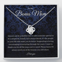 Thumbnail for Mom Necklace, Stepmom Necklace, Bonus Mom Necklace Gift, Stepmom Mother In Law Wedding Gift From Bride