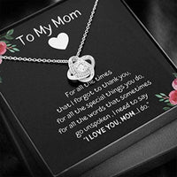 Thumbnail for Mom Necklace, Stepmom Necklace, To My Mom Necklace Gift � Mother Daughter Necklace