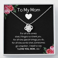 Thumbnail for Mom Necklace, Stepmom Necklace, To My Mom Necklace Gift � Mother Daughter Necklace