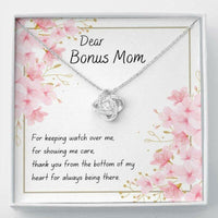 Thumbnail for Mom Necklace, Stepmom Necklace, Bonus Mom Necklace Gift, Gift For Step Mom, Stepmother, Second Mom, Adoptive Mom