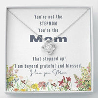 Thumbnail for Stepmom Necklace, Stepmom Gift Mother�s Day Necklace, Bonus Mom, Unbiological Mom, Stepmother, Foster Mom