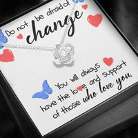 Thumbnail for Love And Support Love Knot Necklace Gift