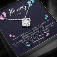 Thumbnail for Mom Necklace, Stepmom Necklace, New Mommy Necklace, Gift From Mom To Be Baby Bump, New Mom, First Time Mom Pregnancy