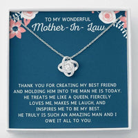 Thumbnail for Mom Necklace, Mother-in-law Necklace, Mother In Law Necklace Gift From Daughter In Law, Mother In Law