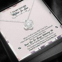 Thumbnail for Mother-in-law Necklace, Necklace Gift For Future Mother In Law From Daughter In Law, Thank You For Always Welcoming Me