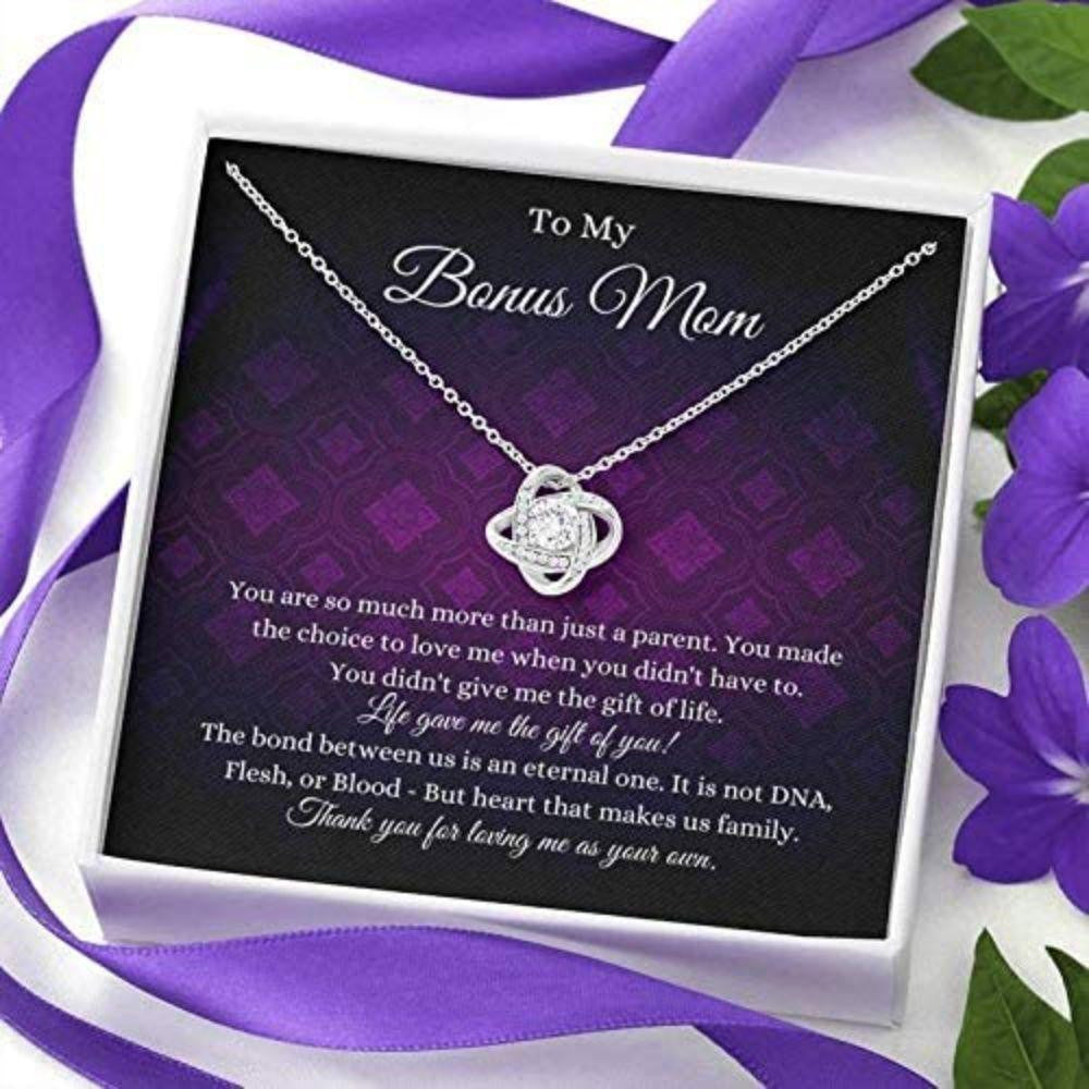 Mom Necklace, Stepmom Necklace, Bonus Mom Necklace Gift, Stepmom Mother In Law Wedding Gift From Bride