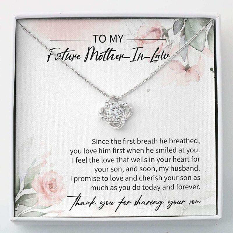 Mother-in-law Necklace, To My Future Mother-in-Law Necklace To My Mom Gifts On Anniversary, Birthday