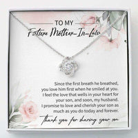Thumbnail for Mother-in-law Necklace, To My Future Mother-in-Law Necklace To My Mom Gifts On Anniversary, Birthday