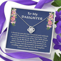 Thumbnail for Daughter Necklace, Necklace Gift For Daughter, Mother Daughter Necklace
