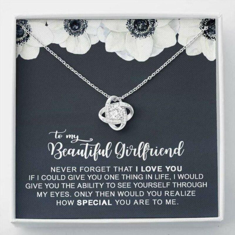 Girlfriend Necklace, Girlfriend Necklace Gifts From Boyfriend � Never Forget That I Love You