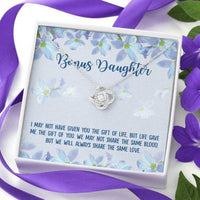 Thumbnail for Daughter Necklace, Stepdaughter Necklace, Bonus Daughter Unbiological Daughter Gift Necklace