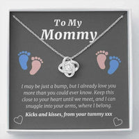 Thumbnail for Mom Necklace, Stepmom Necklace, New Mommy Necklace, Gift From Mom To Be Baby Bump, New Mom, First Time Mom Pregnancy