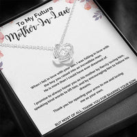 Thumbnail for Mother-in-law Necklace, Future Mother In Law Necklace, Mother Of The Groom Necklace Wedding Gift
