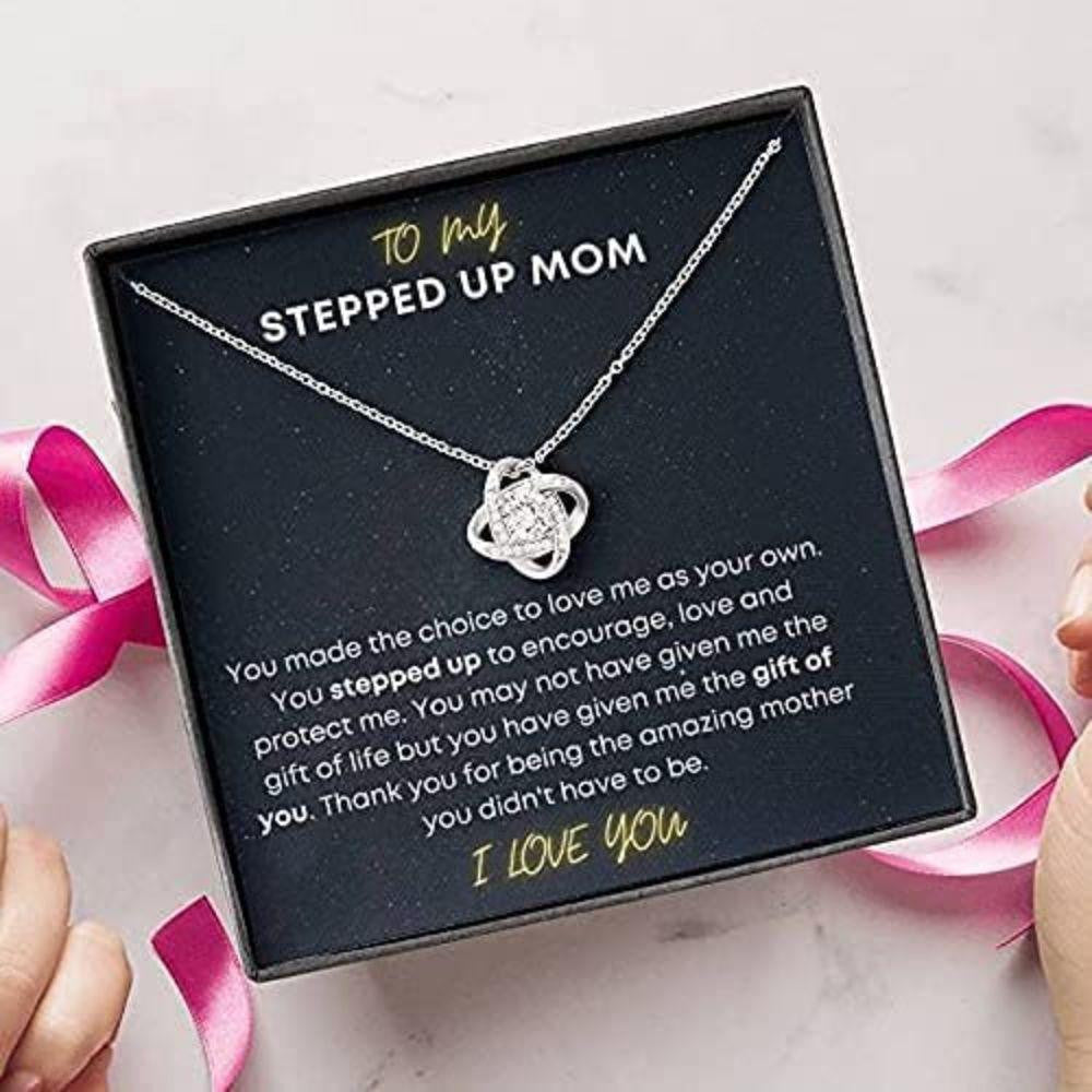 Stepmom Necklace, Necklace Gift For Mom, Stepmom, Bonus Mom, Mothers Day Gift From Daughter Son