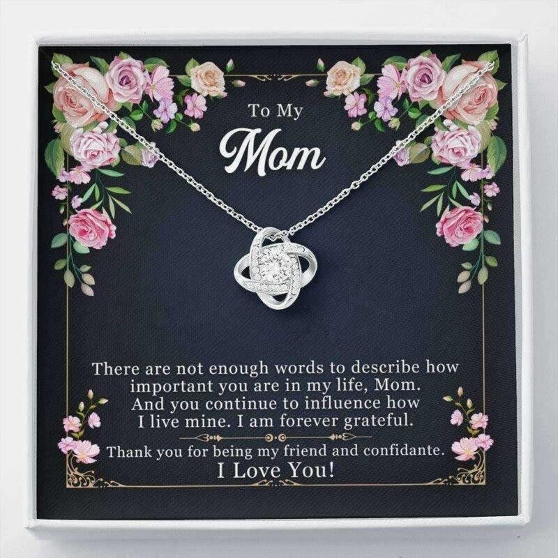 Mom Necklace, Stepmom Necklace, To My Mom Necklace Gift Mother Necklace