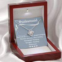 Thumbnail for Friend Necklace, To My Bridesmaid Necklace, Thank You Gift For Bridesmaid, Wedding Day Gift