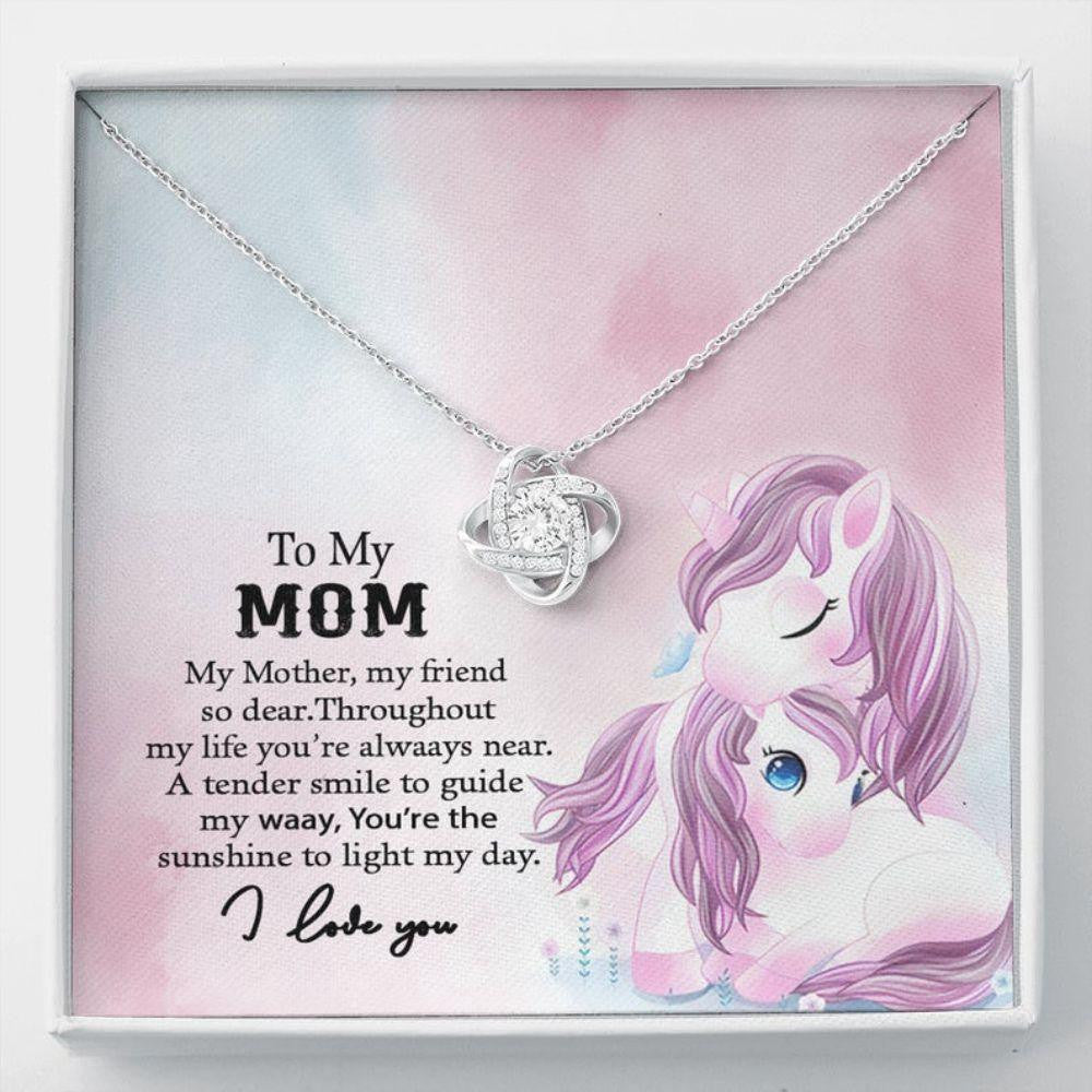 Mom Necklace, To My Mom Necklace, Mothers Day Gift For Mother, Bonus Mom, Other Mom, Mom Unicorn