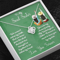 Thumbnail for Sister Necklace, To My Soul Sister Necklace, Best Friend Necklace, Unbiological Sister, Bridesmaid Gift