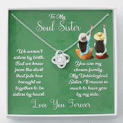 Sister Necklace, To My Soul Sister Necklace, Best Friend Necklace, Unbiological Sister, Bridesmaid Gift