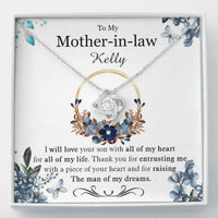 Thumbnail for Mother-in-law Necklace, To My Mother-In-Law Necklace, Mother Of The Groom Wedding Gift, Mothers Day