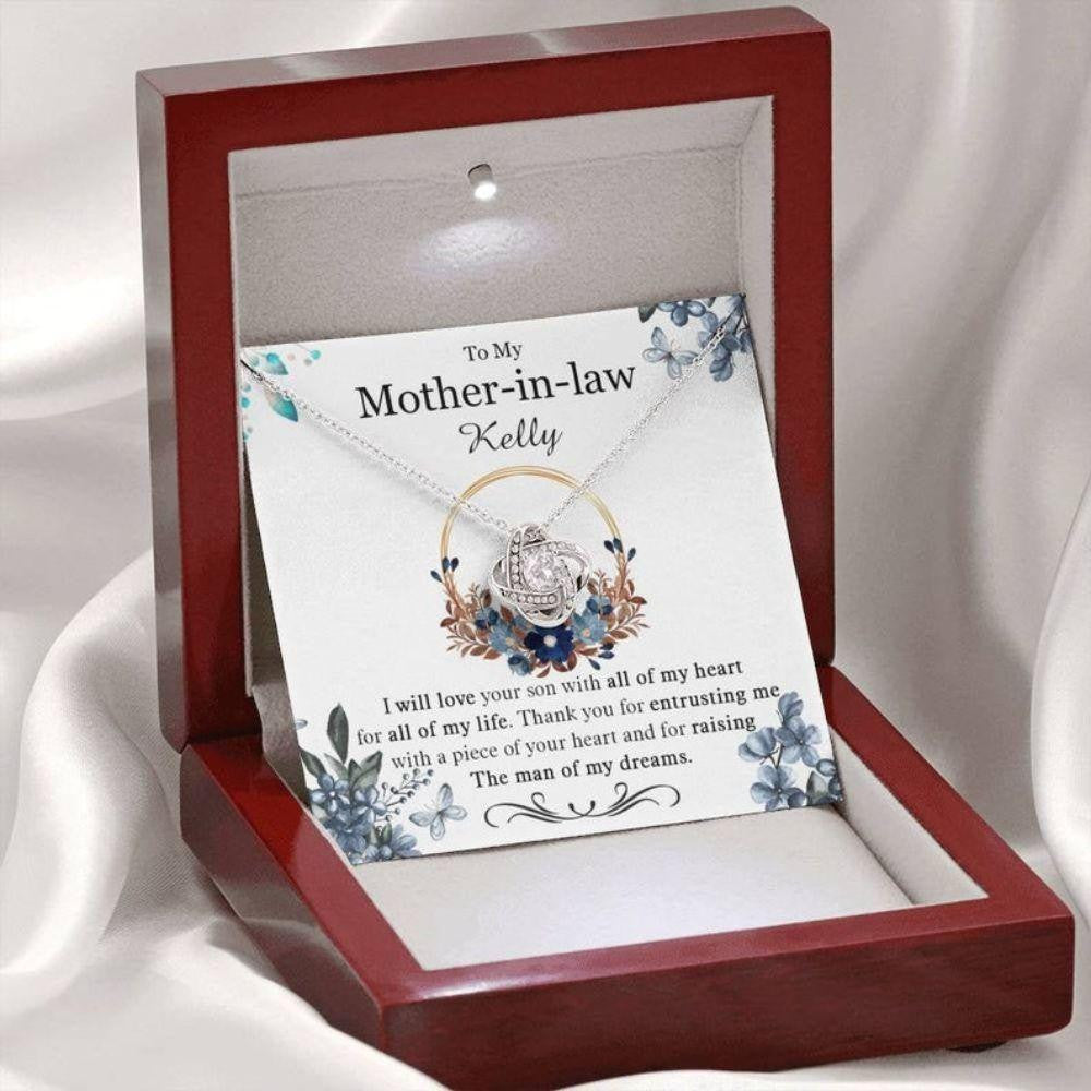 Mother-in-law Necklace, To My Mother-In-Law Necklace, Mother Of The Groom Wedding Gift, Mothers Day