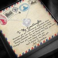 Thumbnail for Granddaughter Necklace, Love Knots Pendant � To My Granddaughter Necklace Gifts