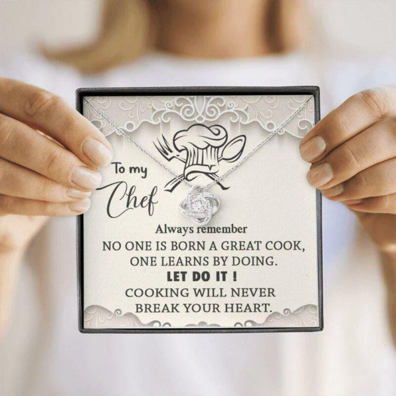 Necklace Gift For Female Chef, Gift For Lady Chef, Inspiration Gift