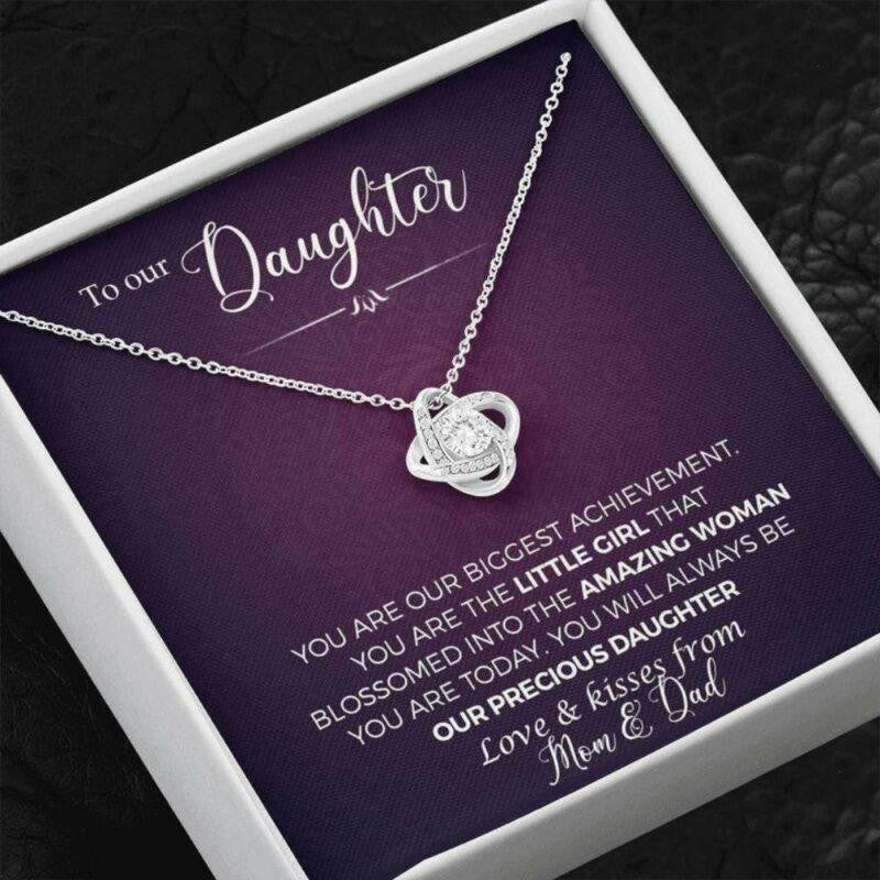 Daughter Necklace, To Our Daughter Necklace Gift � You Are Our Biggest Achievement