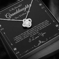 Thumbnail for Granddaughter Necklace, Granddaughter Wedding Day Necklace Gift From Grandma, Bride Gift From Grandmother