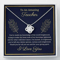 Thumbnail for To An Amazing Teacher Necklace Gift � Thank You For All You Are And For Your Giving Spirit