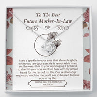 Thumbnail for Mother-in-law Necklace, To My Mother-in-law Necklace, Gift For Mother-in-law Thank You, To My Future Mom-in-law