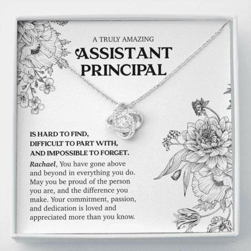 Friend Necklace, Assistant Principal Necklace, Gifts For Assistant Principal, Assistant Principal Appreciation Gift