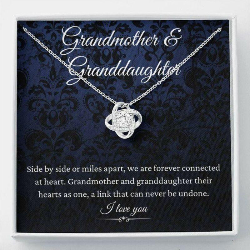 Granddaughter Necklace, Grandmother & Granddaughter Necklace, Gift For Grandma, Gift For Granddaughter