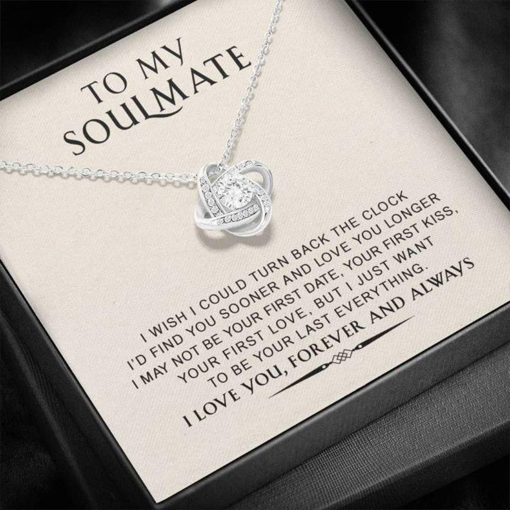 Girlfriend Necklace, Wife Necklace, To My Soulmate Necklace Gift � Valentine Gift For Wife Future Wife Girlfriend