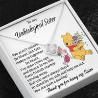 Thumbnail for Sister Necklace, Unbiological Sister Necklace, Gift For Soul Sister Bestfriends Bestie