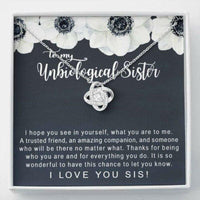 Thumbnail for Sister Necklace, Unbiological Sister Necklace � Best Friend Soul Sister Sister-in-law Gift
